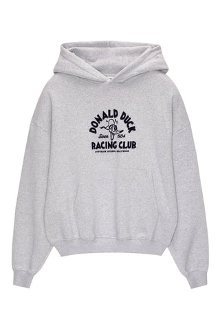 Sweat à capuche Donald Disney - Gris clair chiné