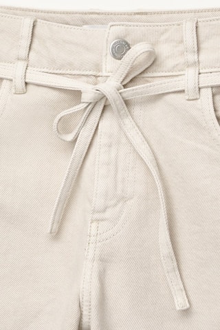 Short en jean - Ecru