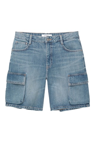 Short en jean - Bleu