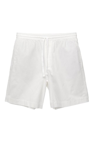 Bermuda en lin - Blanc