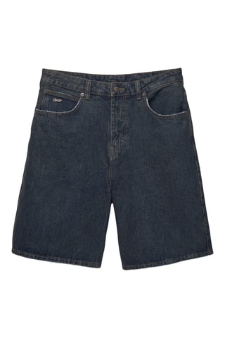 Bermuda baggy en jean - Bleu foncé