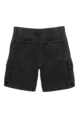 Bermuda en jean - Noir