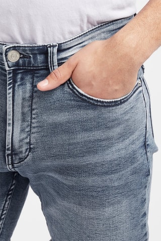 Bermuda en jean Bleu