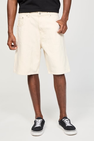 Bermuda en jean - Crème