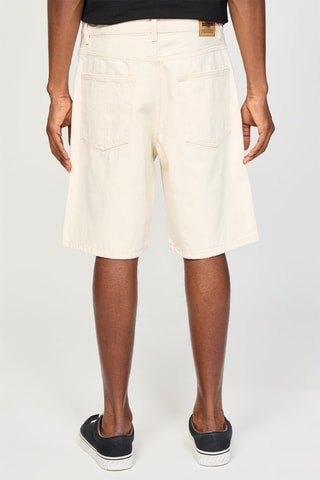 Bermuda en jean - Crème