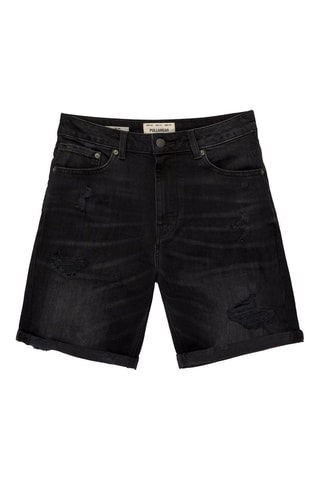 Bermuda en jean - Noir