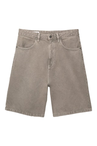 Bermuda en jean - Gris