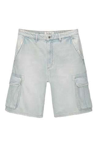 Bermuda en jean - Bleu
