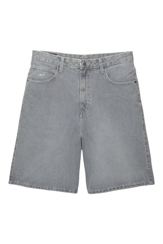 Bermuda baggy en jean - Gris foncé