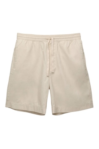 Bermuda en lin - Beige