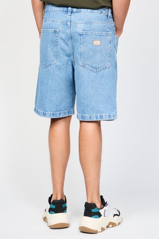 Bermuda en jean - Bleu marine
