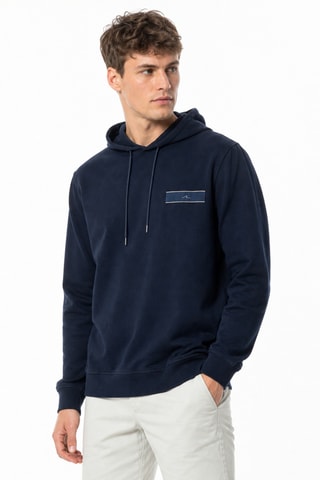 Sudadera con capucha - Azul marino