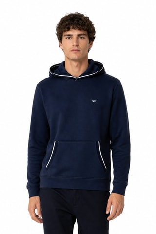 Sudadera con capucha - Azul marino