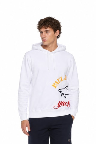 Sudadera con capucha - Blanco