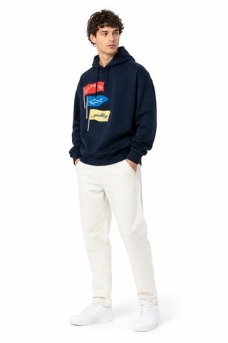 Sudadera con capucha - Azul marino