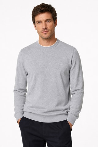 Jersey de seda - Gris claro