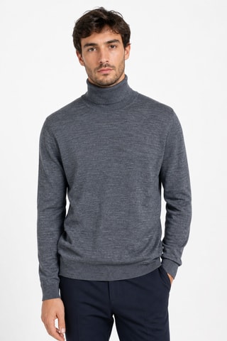 Jersey de lana virgen - Gris
