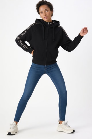 Sweater met capuchon - Zwart