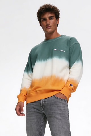 Sudadera dip-dye - Verde