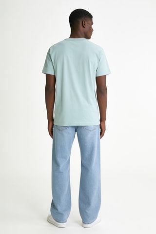 Camiseta - Verde agua y blanco