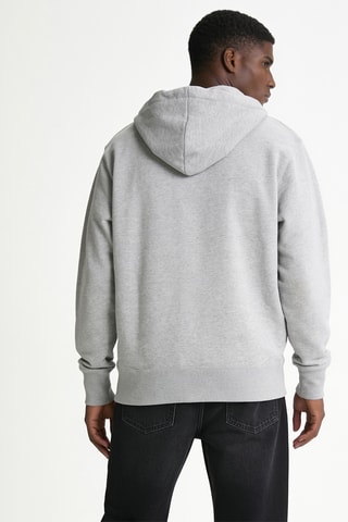 Sudadera con capucha - Gris jaspeado