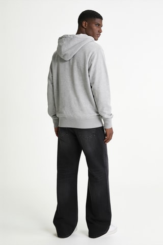 Sudadera con capucha - Gris jaspeado