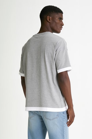 Camiseta - Gris claro jaspeado