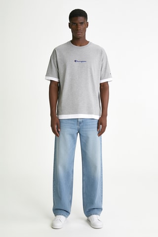 Camiseta - Gris claro jaspeado