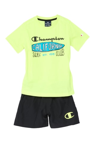 Camiseta y short - Amarillo y negro