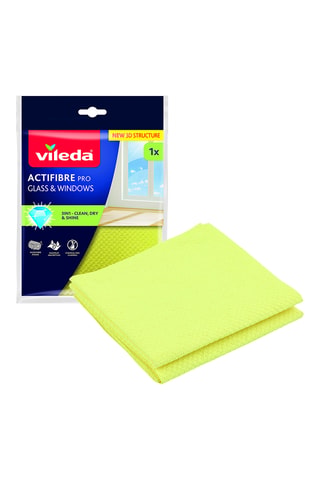 5 x 2 Doekjes Actifibre Pro Window - Geel