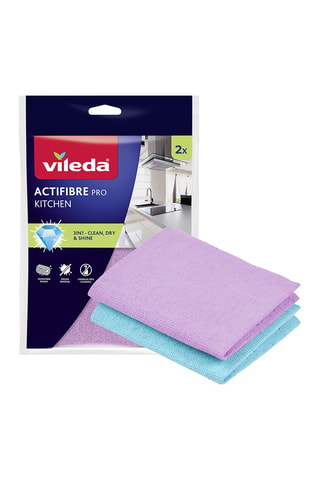 5 x 2 Doekjes Actifibre Pro Kitchen - Lilapaars