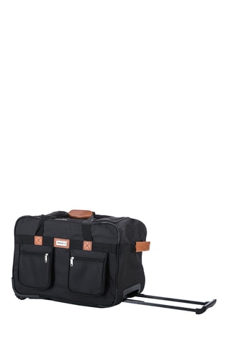 Reistas van Gerecycled Polyester met Wieltjes Outsider - Zwart - Zwart