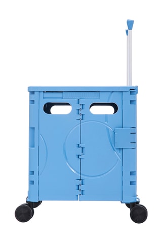 Inklapbare Krat met Wieltjes Aerial Roll Box - 44,5 x 39,5 x 35,5 cm - Blauw