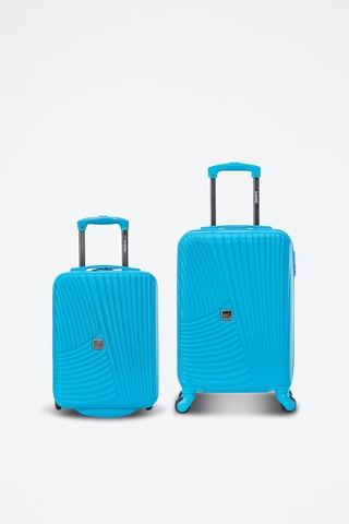 Handbagagetrolley low cost en weekendtrolley Vuelto - 45/55 cm - Blauw
