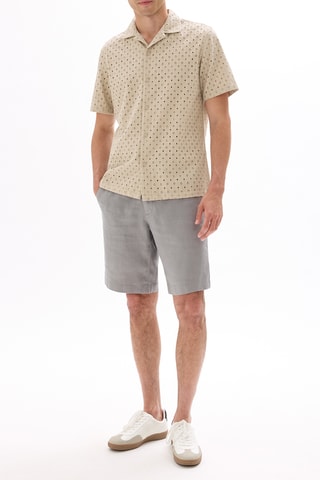 Bermudas de lino - Gris
