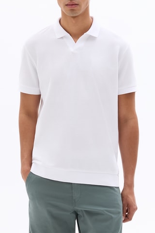 Polo regular fit - Blanco
