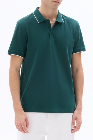 Polo recto - Verde