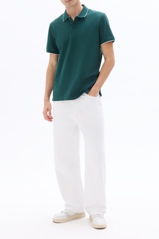Polo recto - Verde