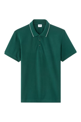 Polo recto - Verde