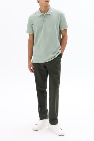Polo recto - Verde