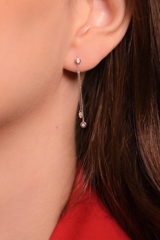 Oorbellen Planer sur Ton Coeur - Witgoud en Diamanten