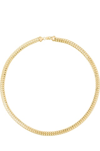 Ketting Maille Ovale Geelgoud