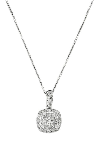 Hanger The One - Witgoud en Diamanten