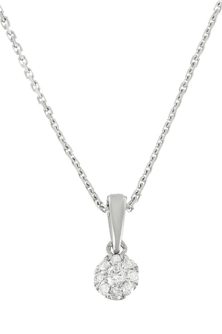 Hanger Idylle - Witgoud en Diamanten
