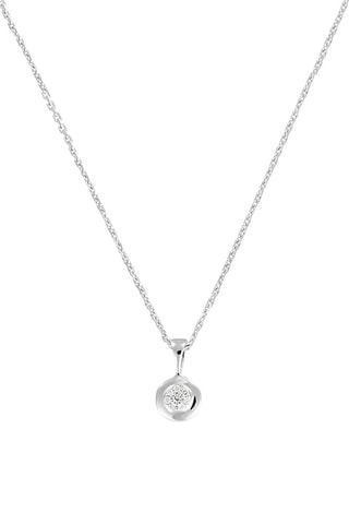 Hanger Bombe - Witgoud en Diamanten