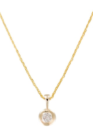 Hanger Bombe - Geelgoud en Diamanten