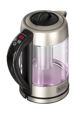 Bouilloire sans BPA - 1,7 l - Noir et argenté