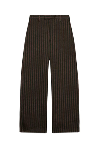 Pantalon en lin - Marron