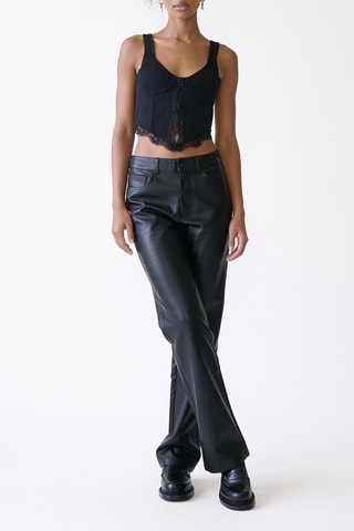 Pantalon droit - Noir