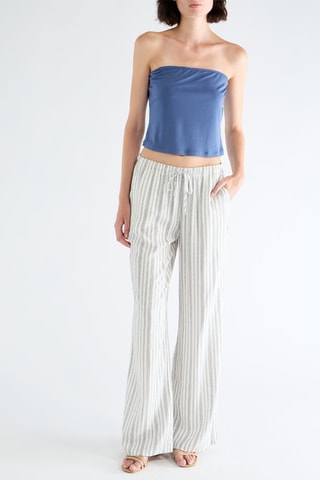 Pantaloni wide legs - Bianco